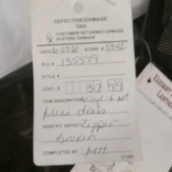 Elegant Moments Leather Mini Dress - Picture 6 of 9